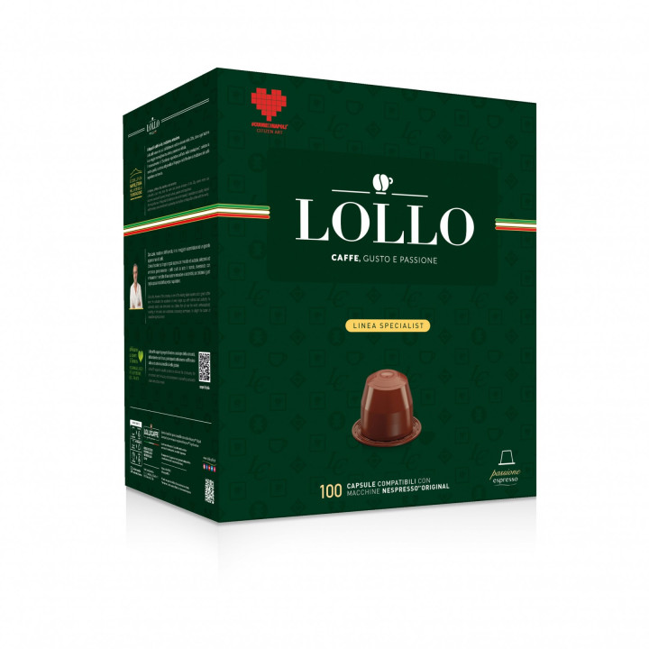 Lollo Box Capsule PassioNespresso Miscela Oro 100 | Il