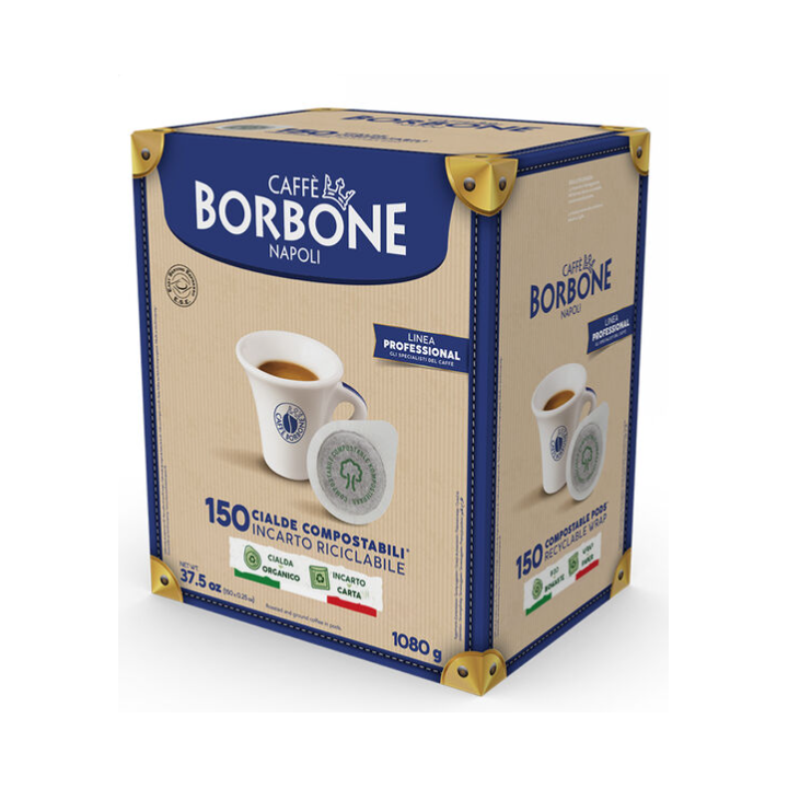 150 cialde ese da 44 mm miscela Blu caffè Borbone | Il