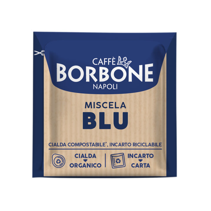 150 cialde ese da 44 mm miscela Blu caffè Borbone | Il