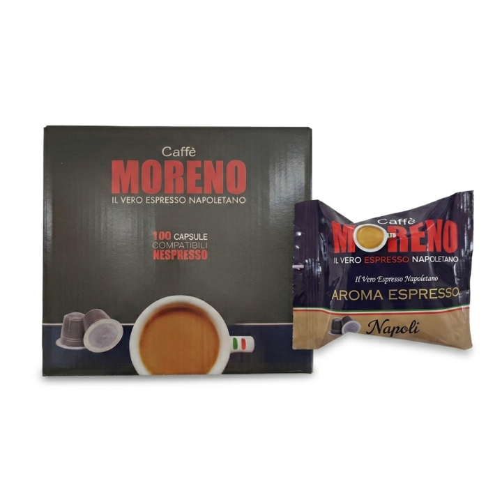 100 Capsule Nespresso Caffè Moreno Aroma Espresso