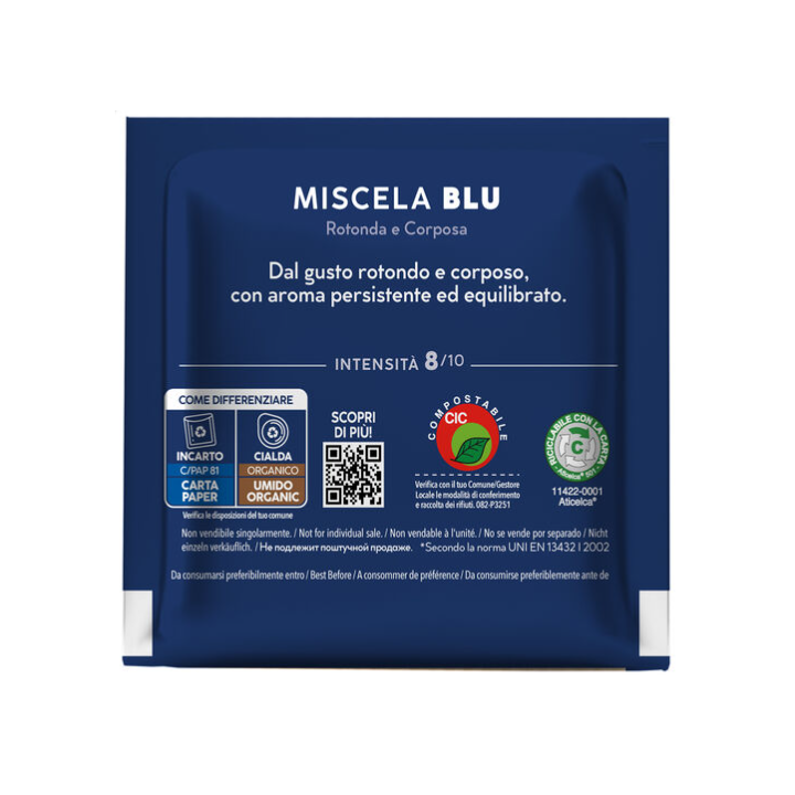 150 cialde ese da 44 mm miscela Blu caffè Borbone | Il