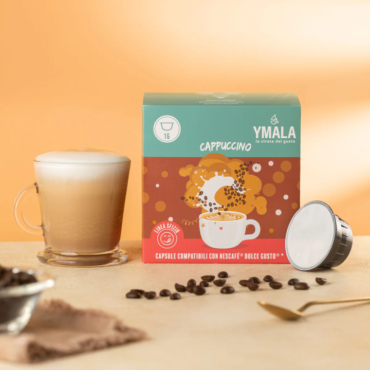 16 capsule Dolce Gusto* Cappuccino Ymala | Il Negozio del