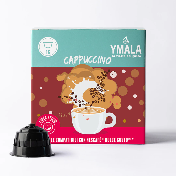 16 capsule Dolce Gusto* Cappuccino Ymala | Il Negozio del