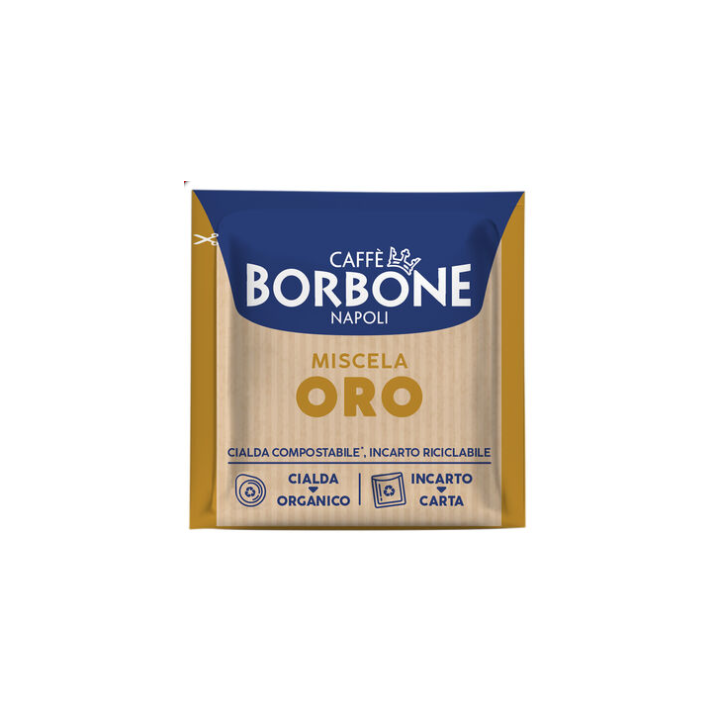 50 cialde ese da 44 mm miscela Oro caffè Borbone | Il