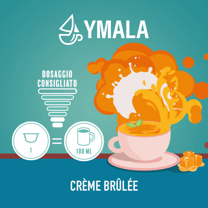 16 capsule Dolce Gusto* Crème brûlée Ymala | Il Negozio del