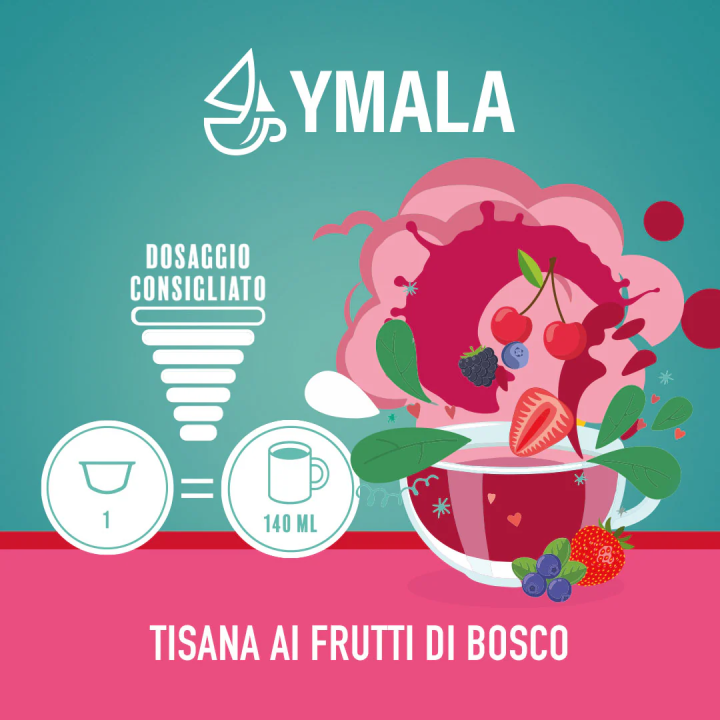 16 capsule Dolce Gusto* Tisana ai frutti di bosco | Il