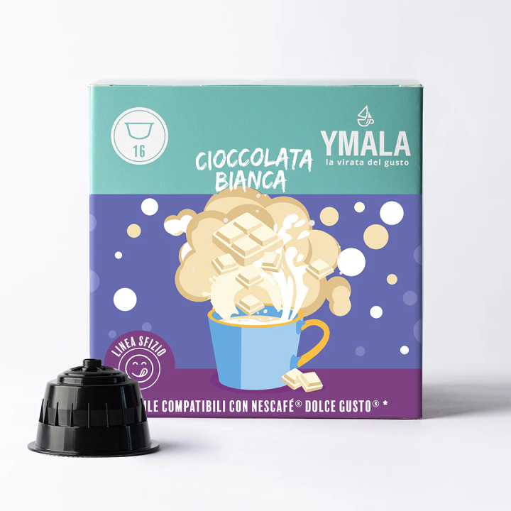 16 capsule Dolce Gusto* Cioccolata bianca | Il Negozio del