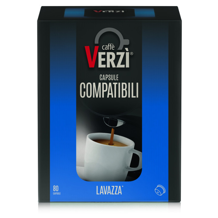 Verzì Capsule Compatibili Lavazza Blue* - Aroma Intenso (80
