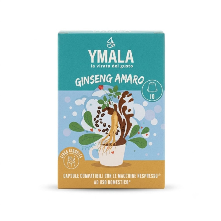 Ymala Ginseng Amaro compatibile Nespresso* 10 capsule | Il