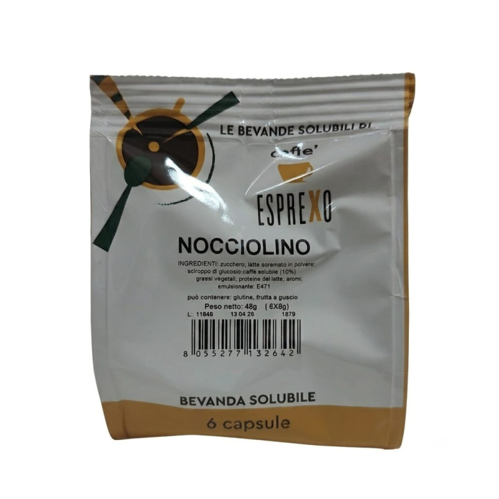 Esprexo Bevanda Nocciolino sacchetto 6 capsule | Il Negozio