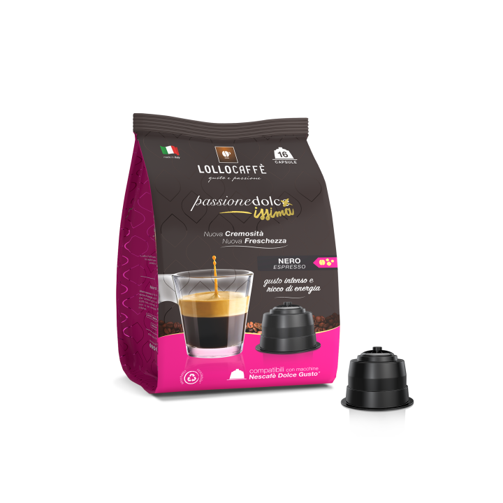 Lollo Box Capsule Passionedolcissima Miscela Nera 16 | Il